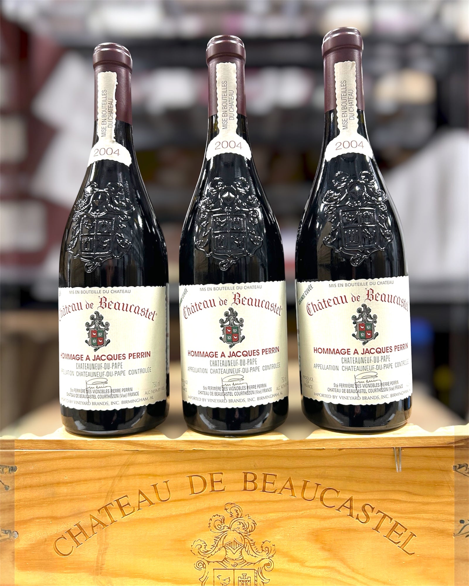 2004 Chateau de Beaucastel Hommage a Jacques Perrin, Chateauneuf