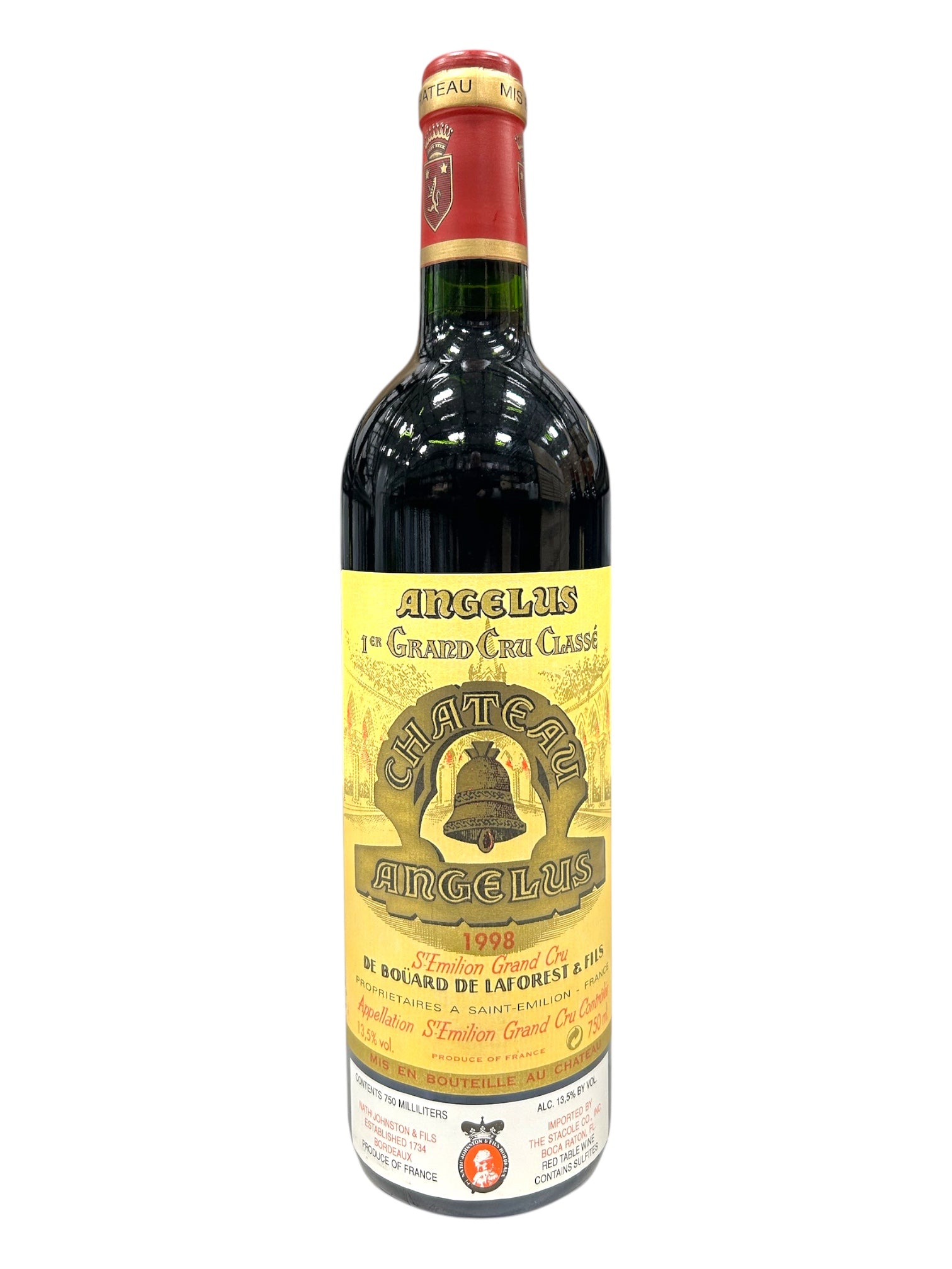 Chateau Angelus 1998 シャトー・アンジュリュス 1998 Chateau Angelus, Saint-Emilion, Bottle (750ml) – Weekend Wine