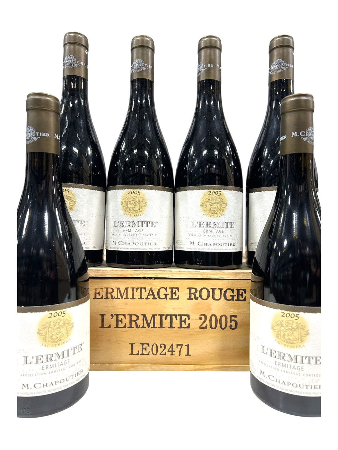 2005 M. Chapoutier, Ermitage Rouge, l'Ermite, Case of 6 btls