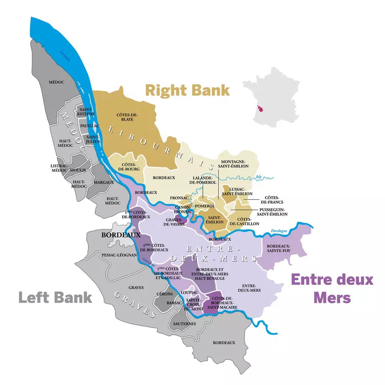 Left Bank vs Right Bank Bordeaux: What's the Difference?