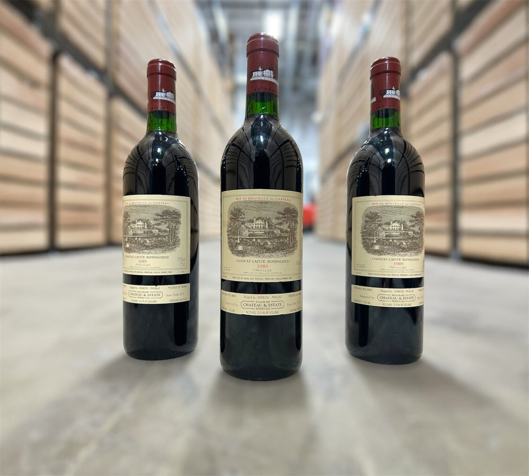 1989 Château Lafite Rothschild Bordeaux 750ml bottles