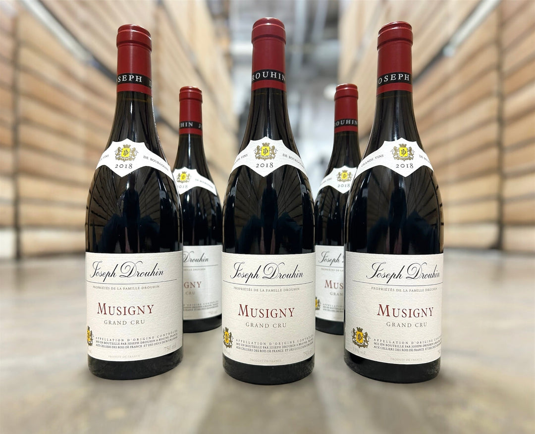 2018 Drouhin Musigny Grand Cru six 750mL bottles 