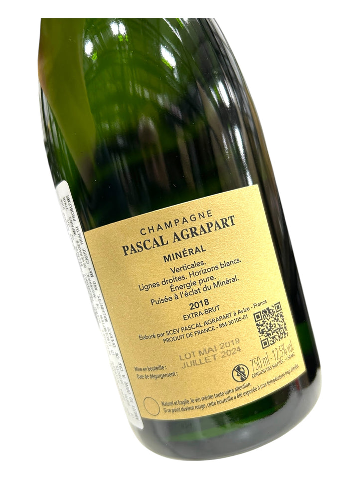 2018 Agrapart Champagne, Grand Cru Mineral, Blanc de Blancs, Extra Brut, Bottle (750mL)