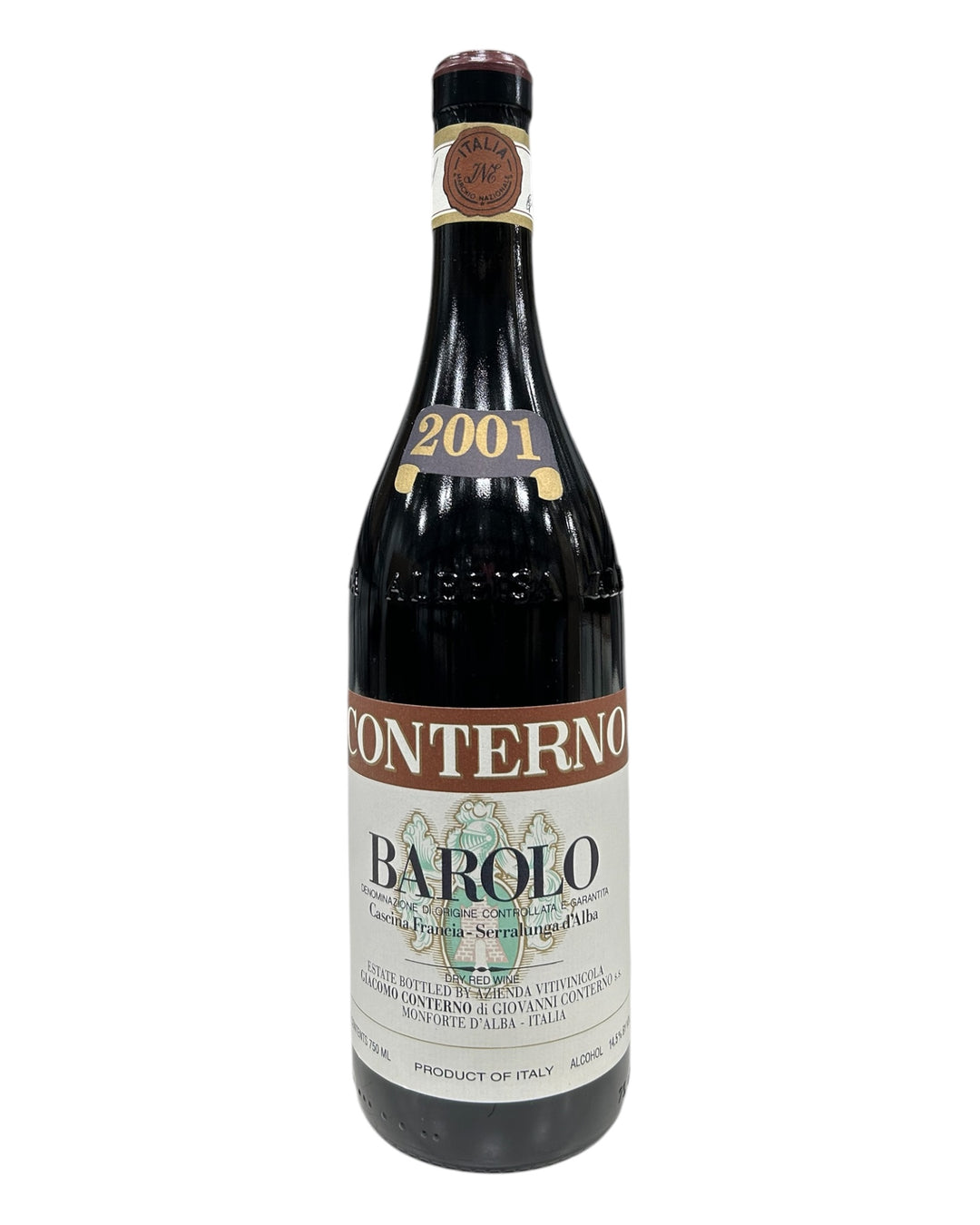 2001 Giacomo Conterno, Barolo, Cascina Francia, Bottle