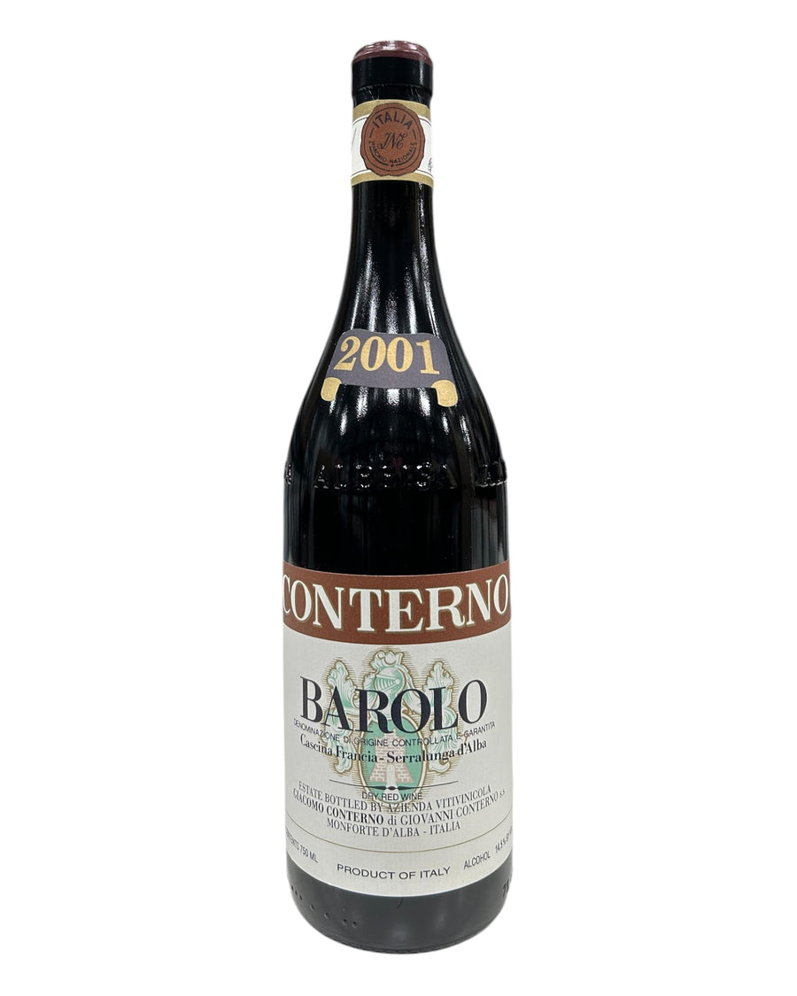2001 Giacomo Conterno, Barolo, Cascina Francia, Bottle