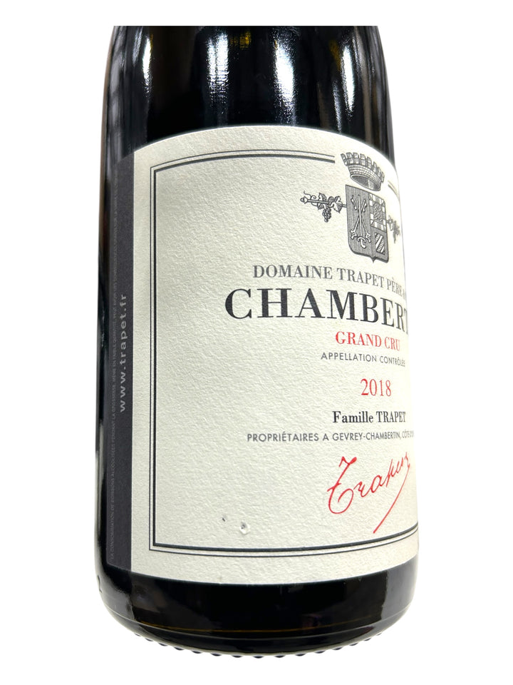 2018 Domaine Trapet Pere et Fils, Chambertin Grand Cru, Bottle (750ml) [Slightly Scuffed Label]