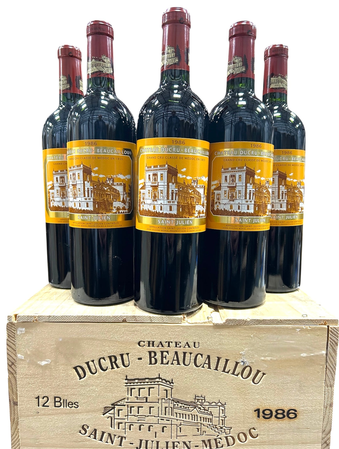 1986 Chateau Ducru-Beaucaillou, Saint-Julien, Case of 12 btls [rebouche 2011]