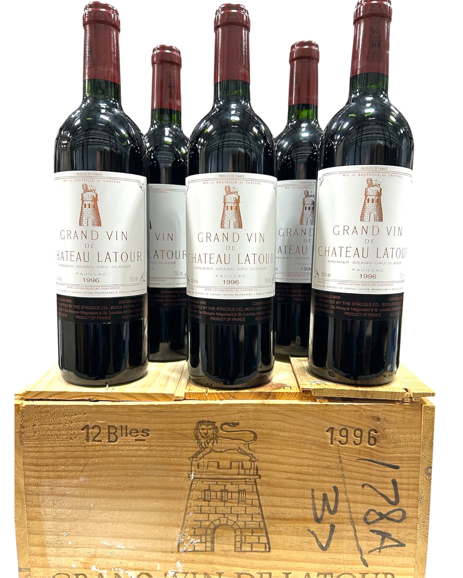 1996 Chateau Latour, Pauillac, Case of 12 btls – Weekend Wine