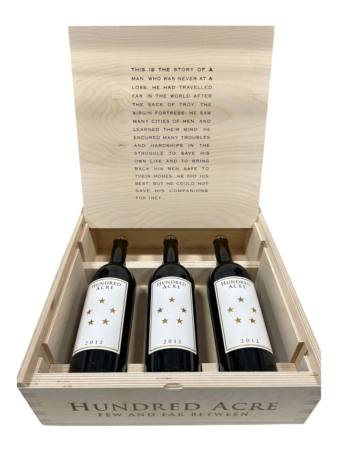 2012 Hundred Acre, Few and Far Between, Napa Valley, Case of 3 Btls