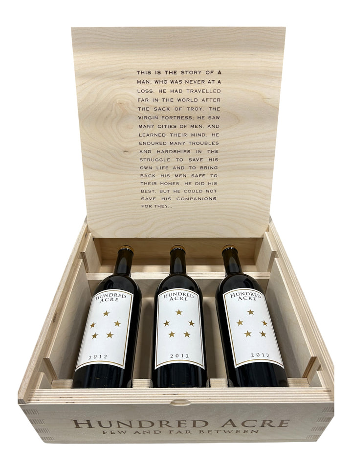 2012 Hundred Acre, Few and Far Between, Napa Valley, Case of 3 Btls