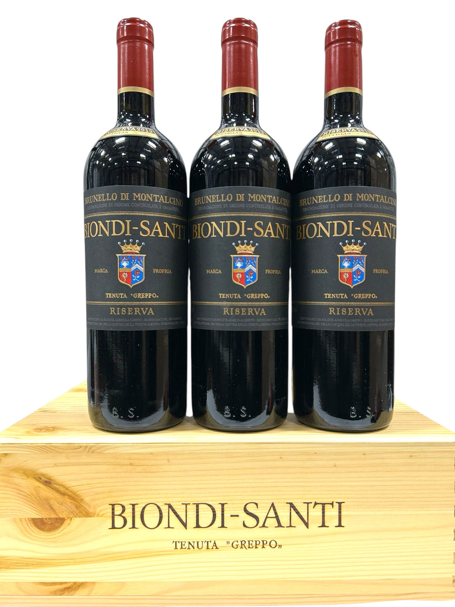 2013 Biondi-Santi, Brunello di Montalcino, Riserva, Case of 3 btls