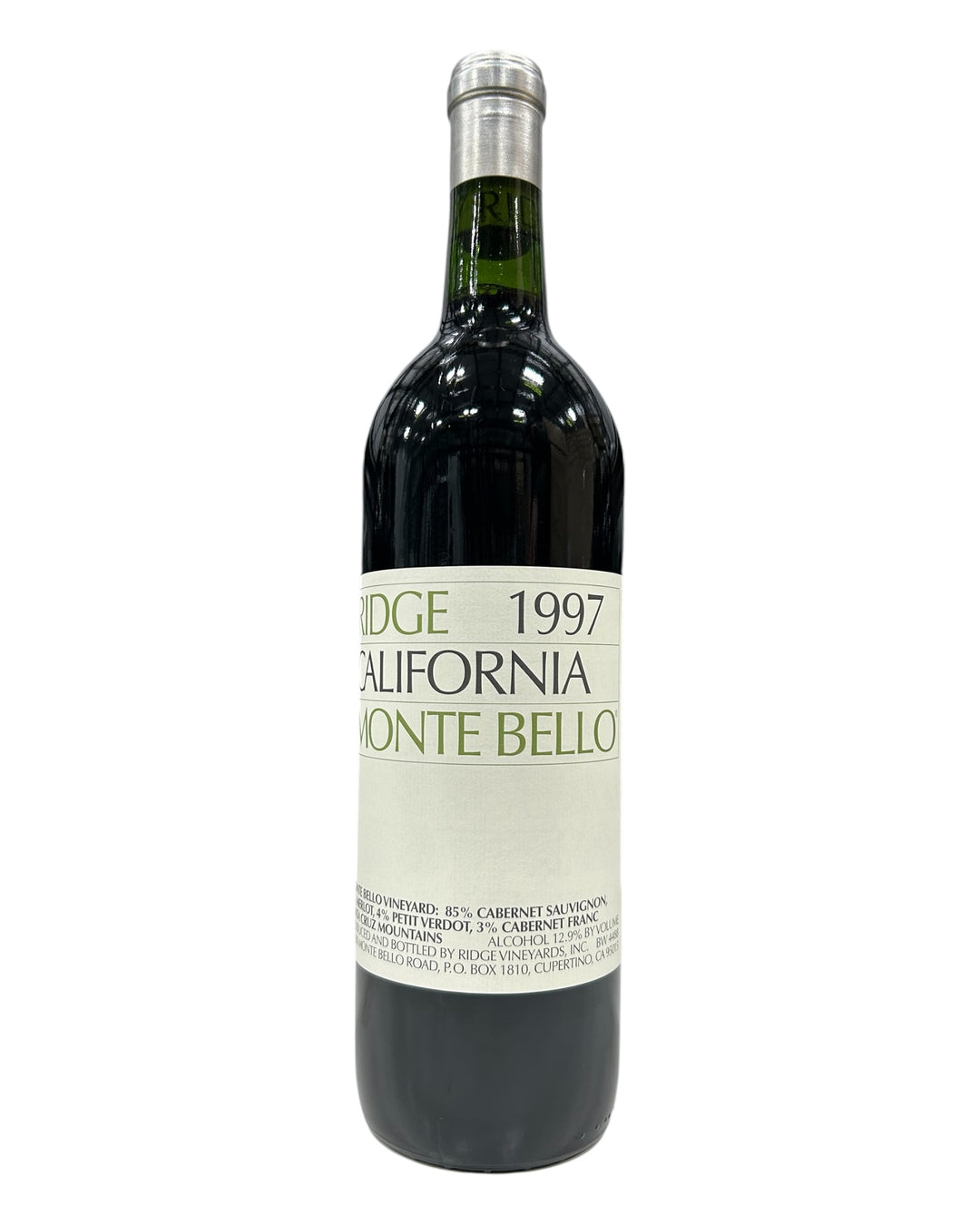 1997 Ridge, California Monte Bello, Santa Cruz Mountains, Bottle (750ml)