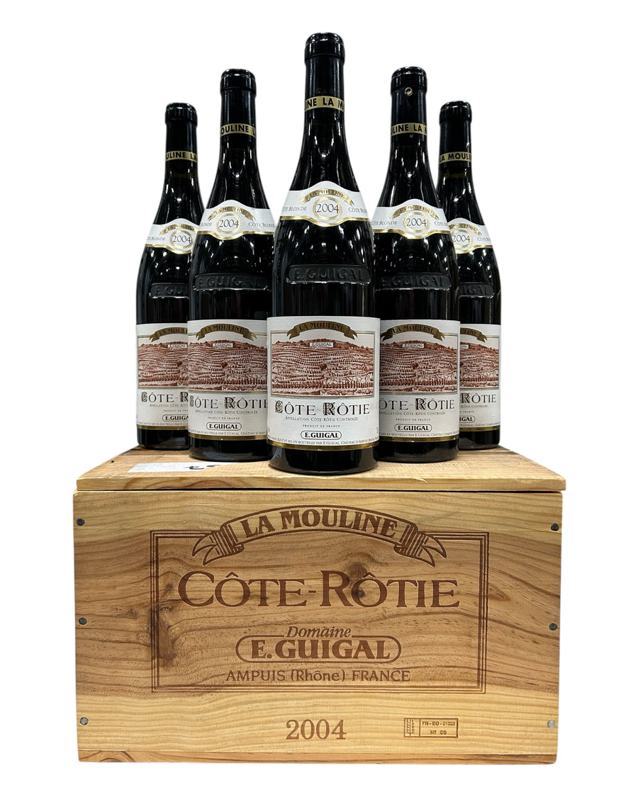 2004 E. Guigal Cote Rotie La Mouline, Case of 6 btls