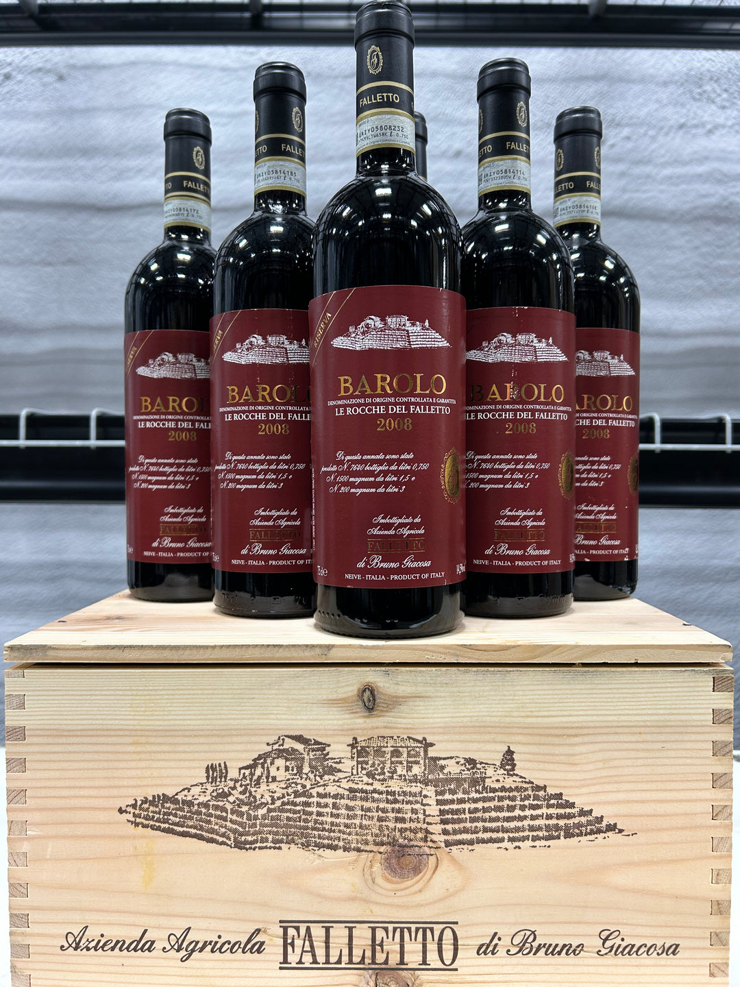 2008 Bruno Giacosa, Barolo Riserva, Le Rocche del Falletto, Case of 6 btls
