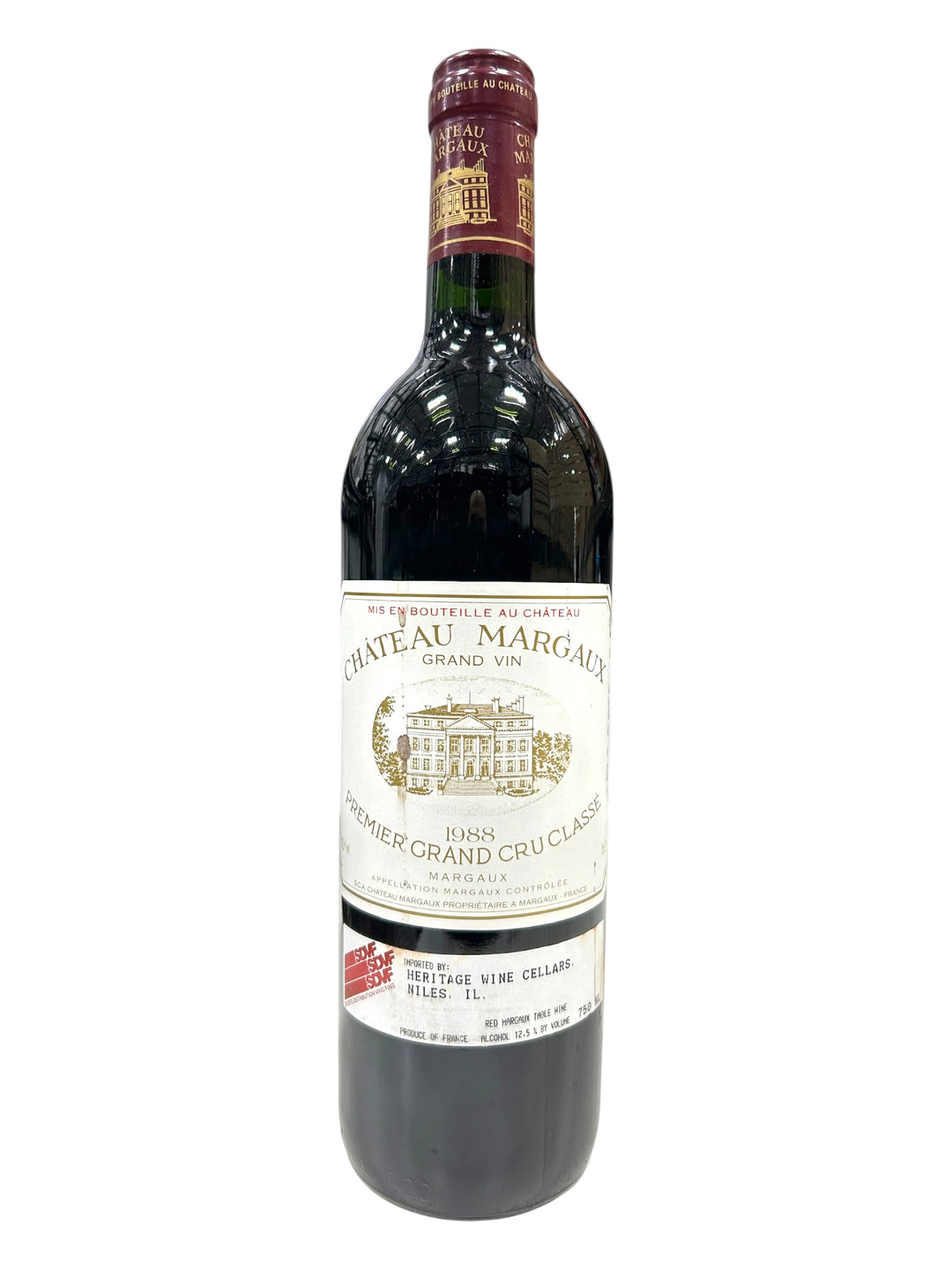 1988 Chateau Margaux, Margaux, [Slightly Stained Lable] Bottle (750ml)