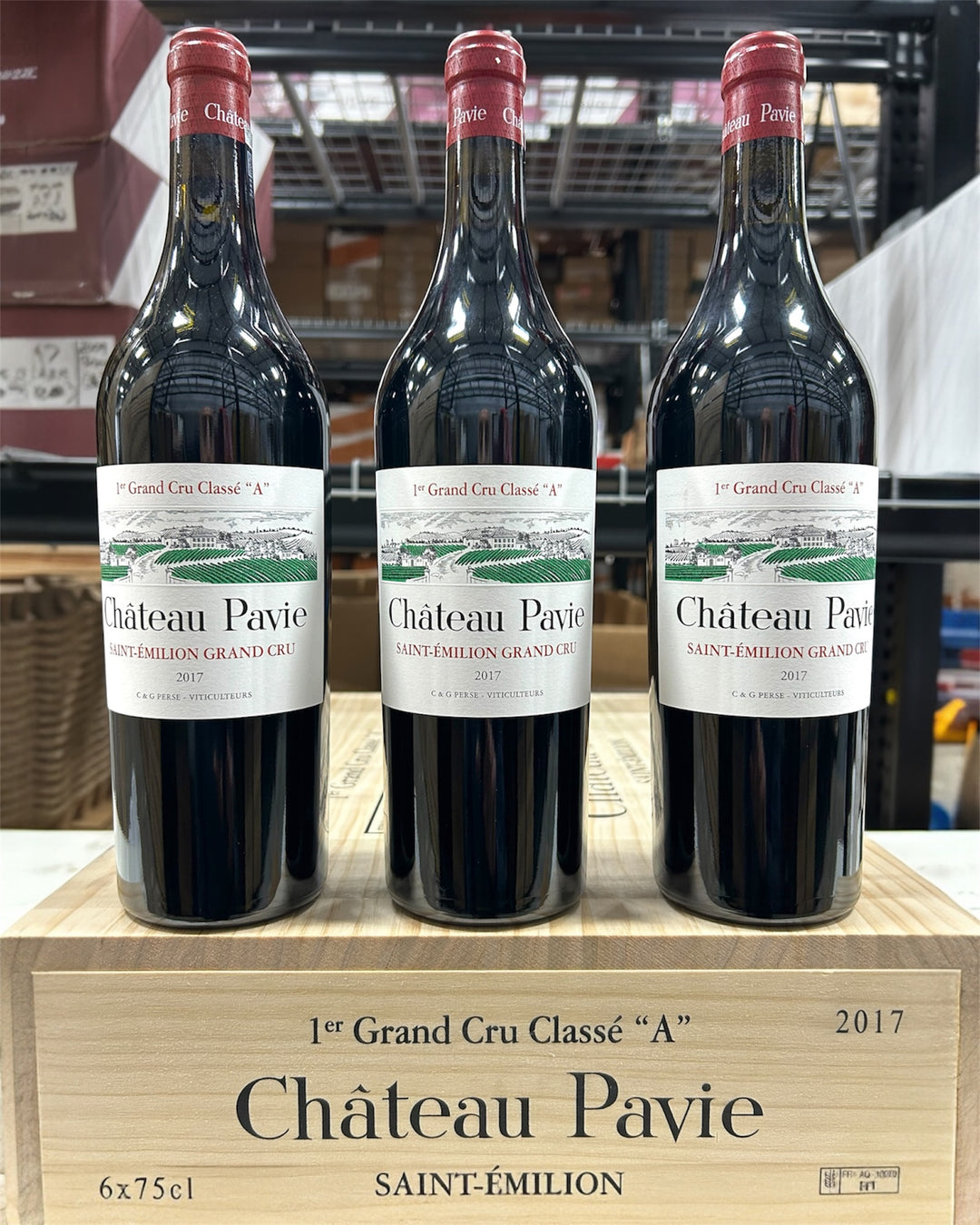 2017 Chateau Pavie, Saint-Emilion Grand Cru, Case of 6 btls