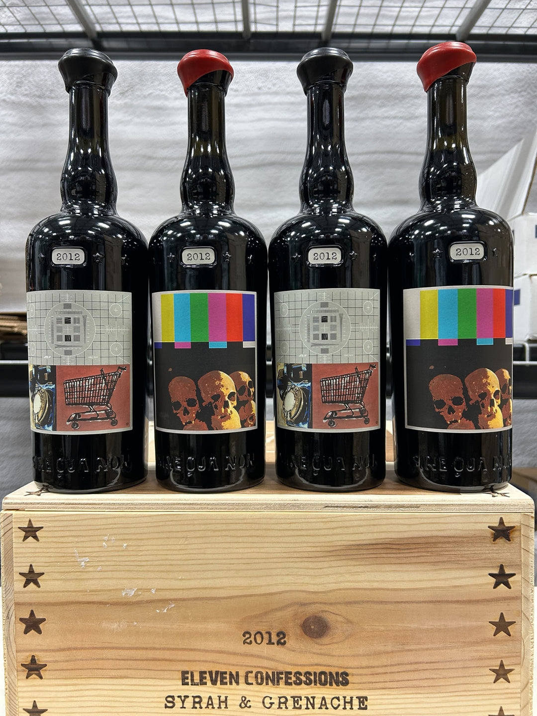 2012 Sine Qua Non, SQN, Eleven Confessions Collectors Case, Sta. Rita Hills, Case of 6 btls [3 Syrah & 3 Grenache]