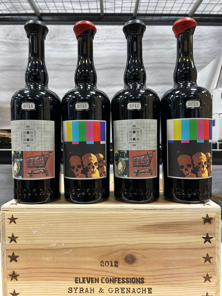 2012 Sine Qua Non, SQN, Eleven Confessions Collectors Case, Sta. Rita Hills, Case of 6 btls [3 Syrah & 3 Grenache]