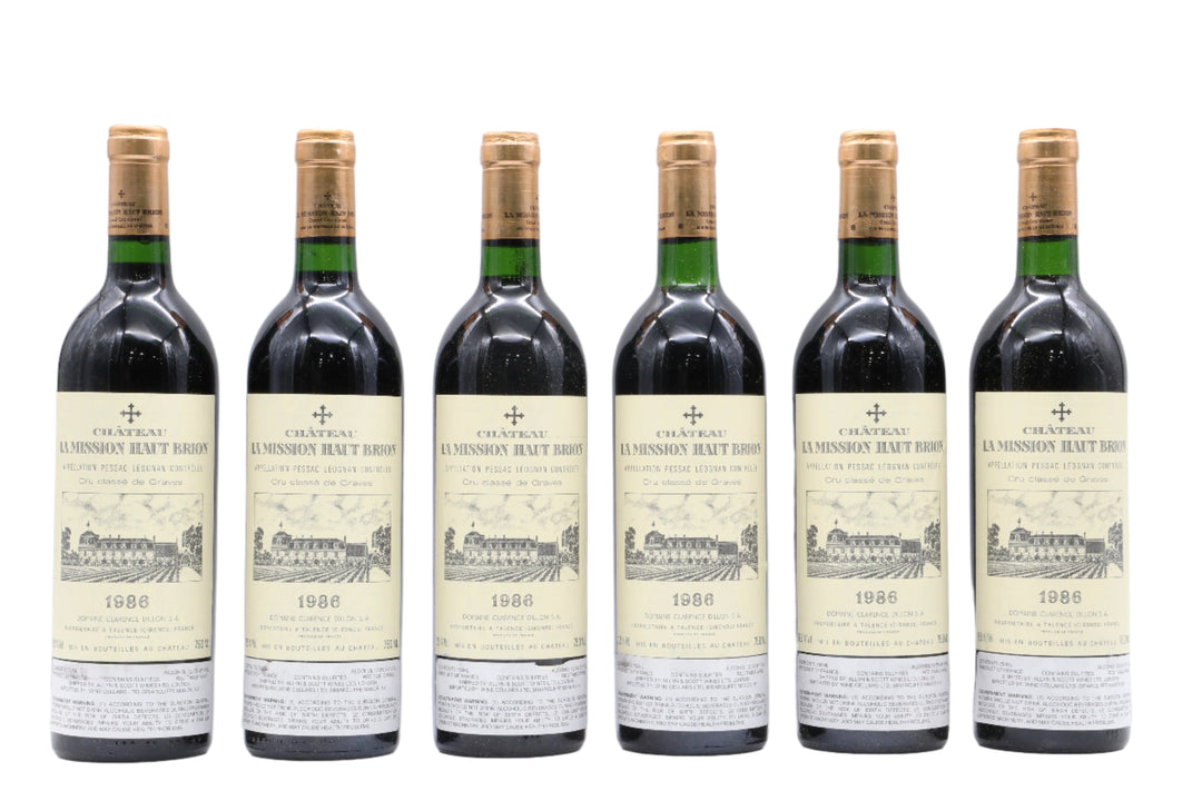 1986 Chateau La Mission Haut-Brion, Pessac-Leognan, Case of 12 btls