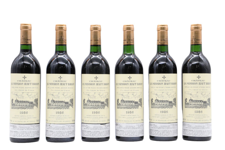 1986 Chateau La Mission Haut-Brion, Pessac-Leognan, Case of 12 btls