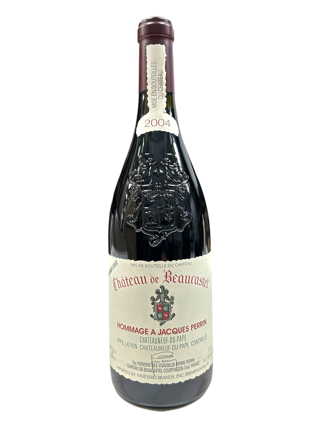 2004 Chateau de Beaucastel Hommage a Jacques Perrin, Chateauneuf du Pape, Bottle (750mL)